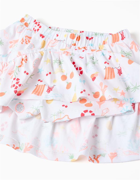 Falda Pantalón Blanca