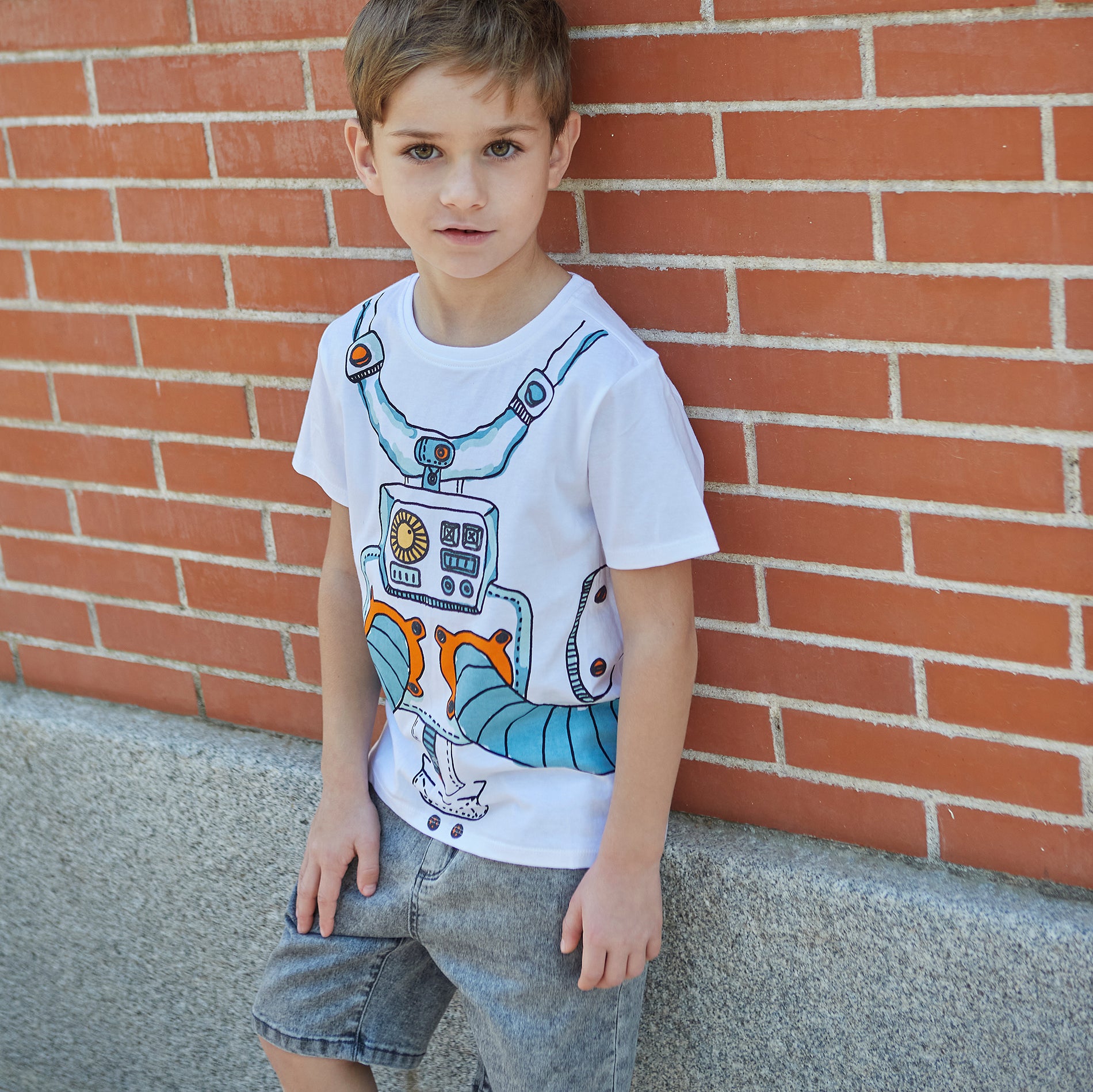 Camiseta Cuerpo Robot
