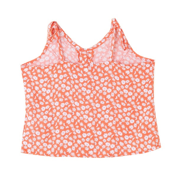 Tirante flores naranja