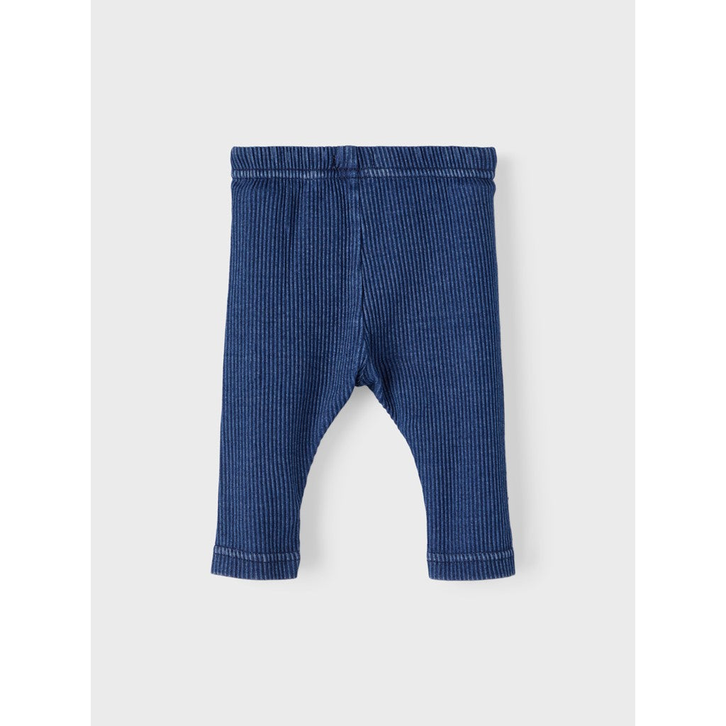 Legging Canalé Efecto Denim