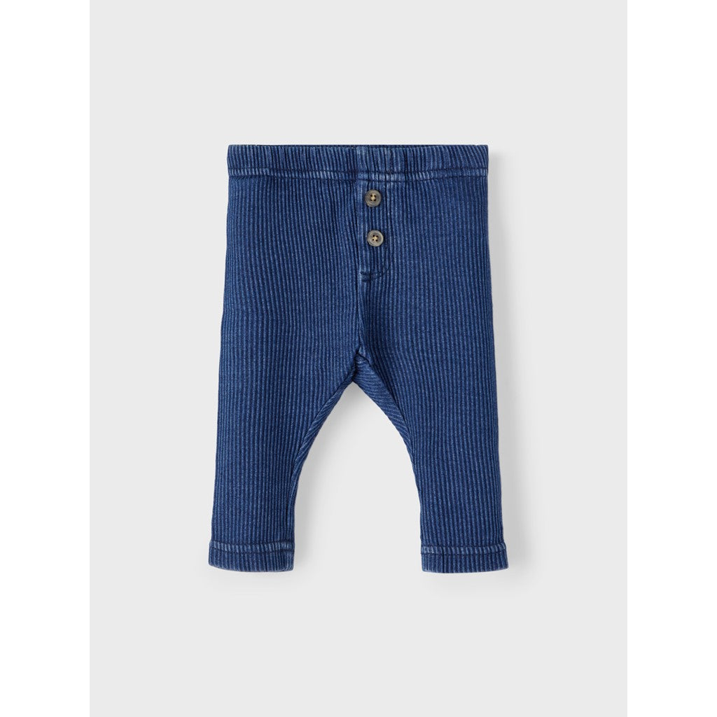 Legging Canalé Efecto Denim