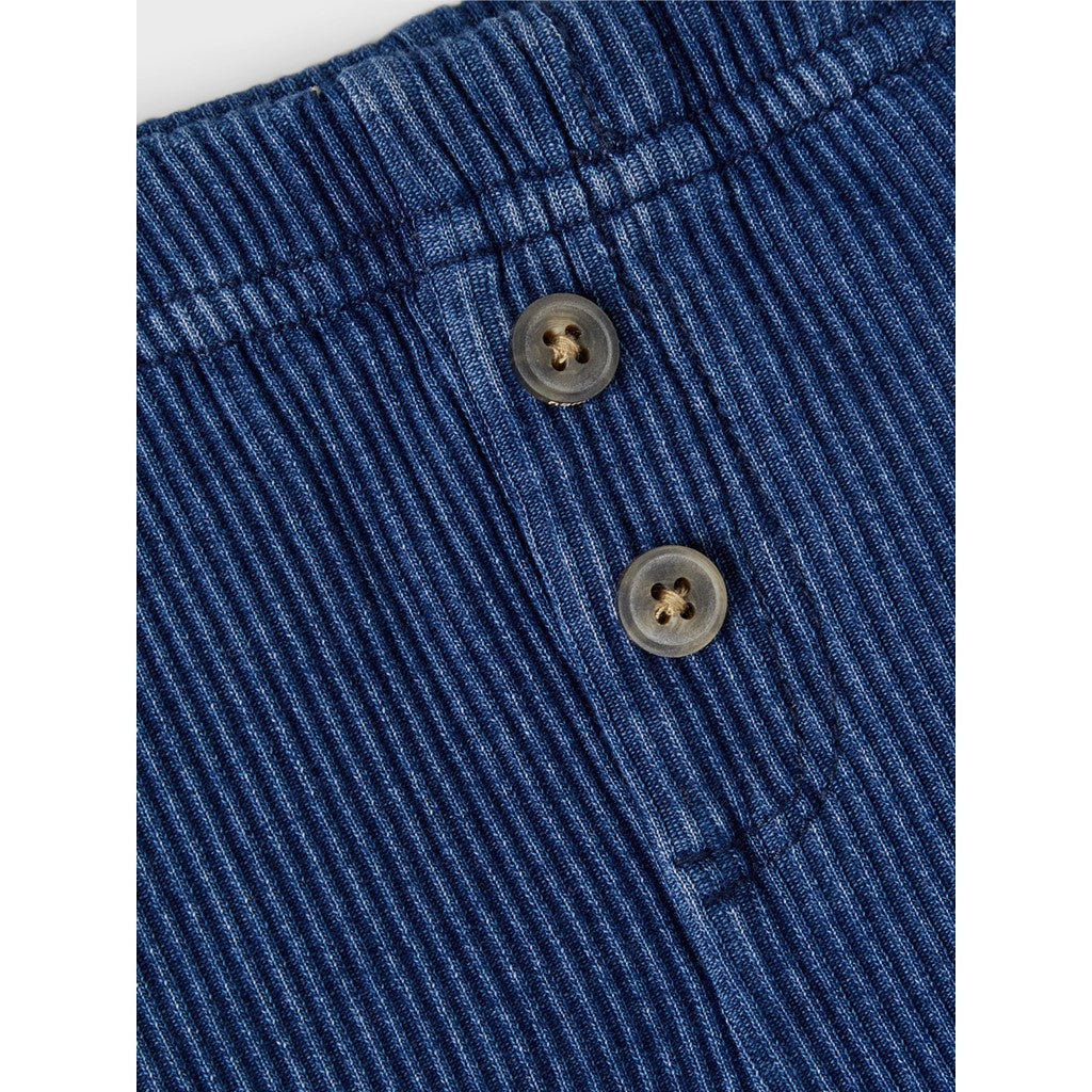 Legging Canalé Efecto Denim