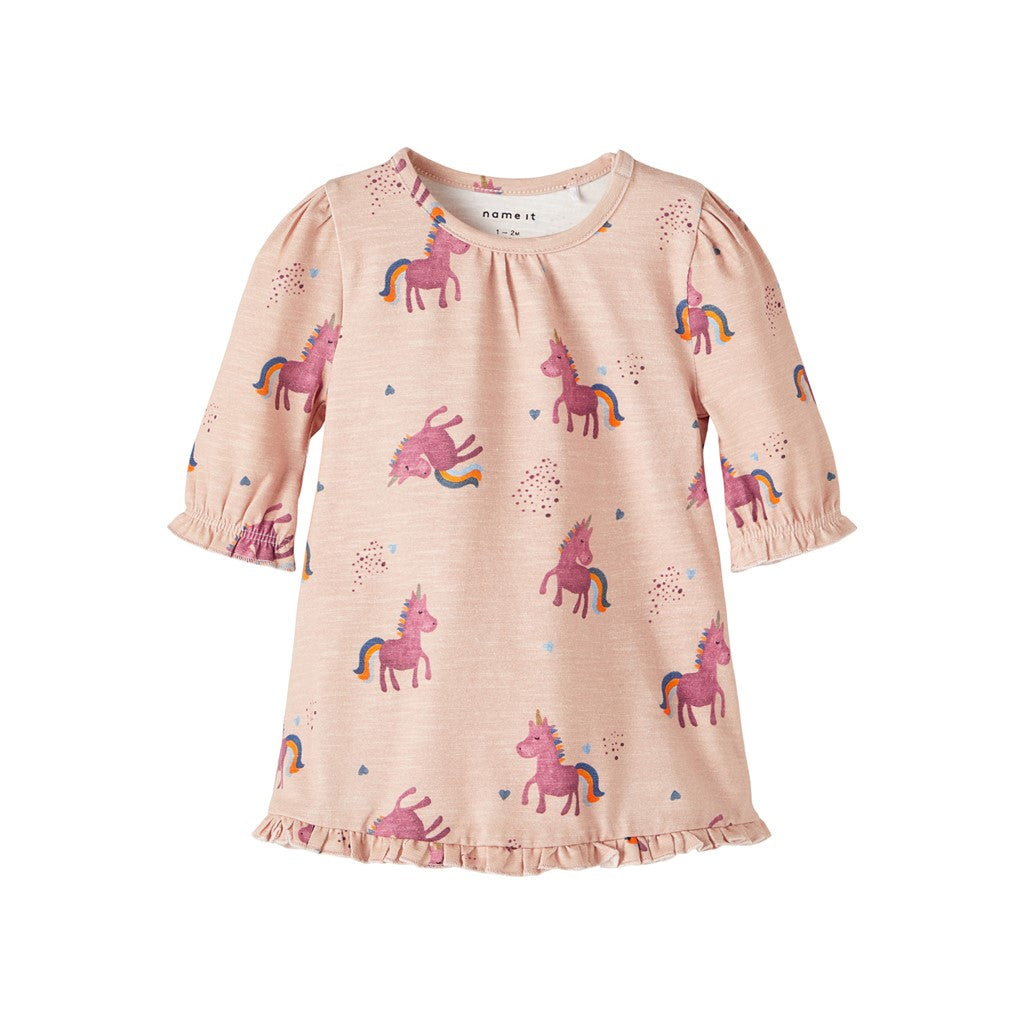 Vestido Unicornios Rosa