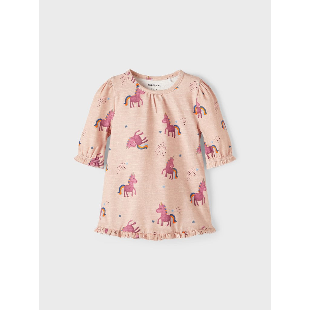 Vestido Unicornios Rosa