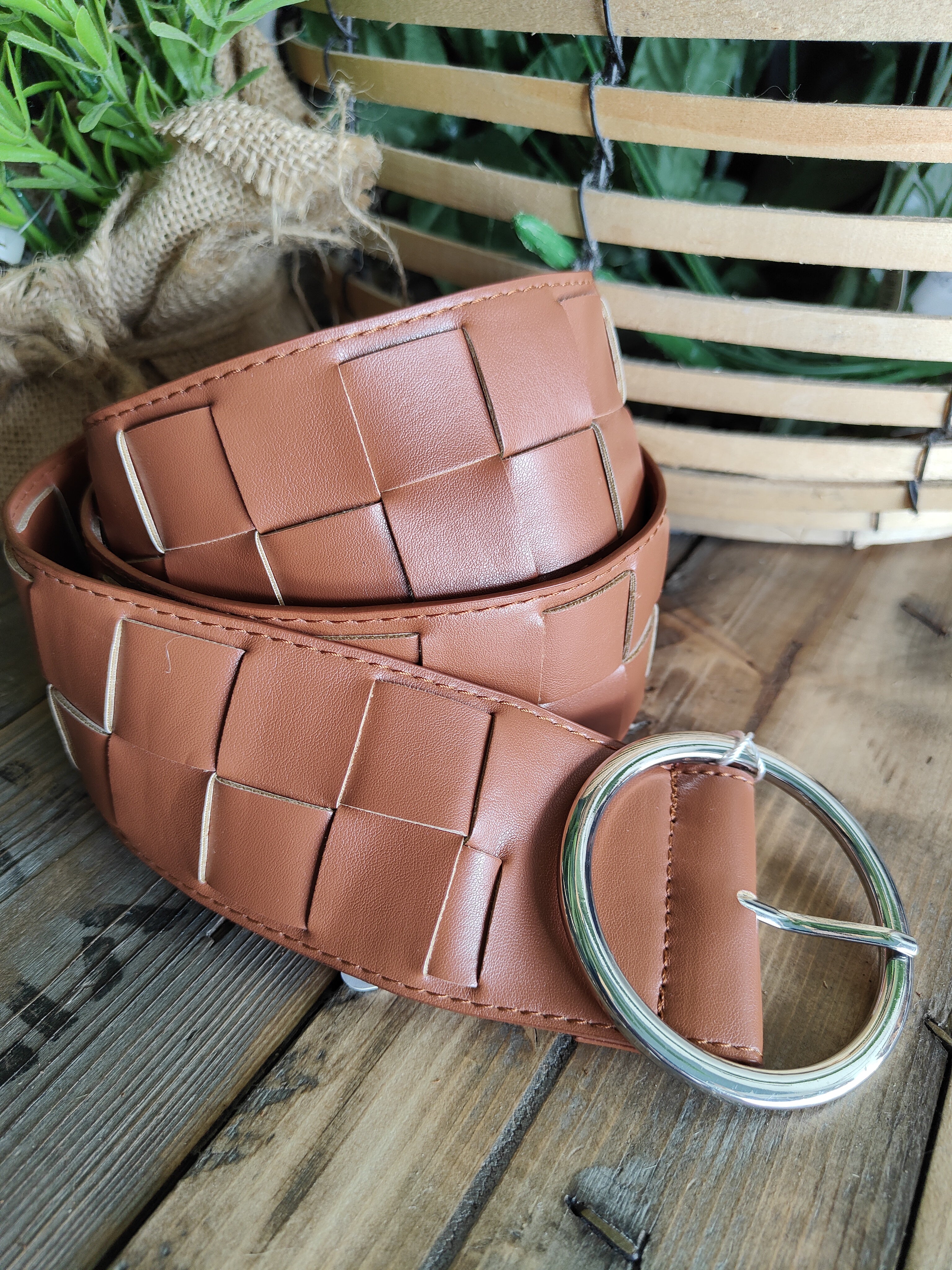 Cinturón Sarga Marrón