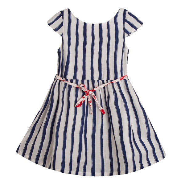 Vestido Rayas Marinas