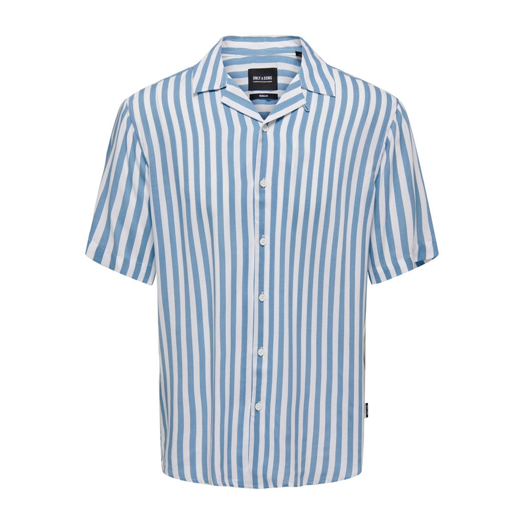 Camisa Rayas Azul Bebé