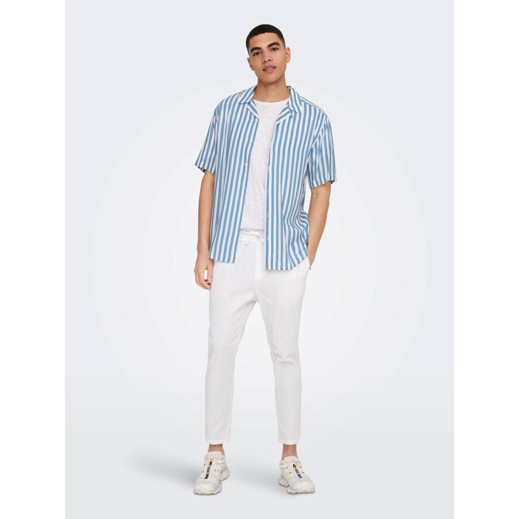 Camisa Rayas Azul Bebé