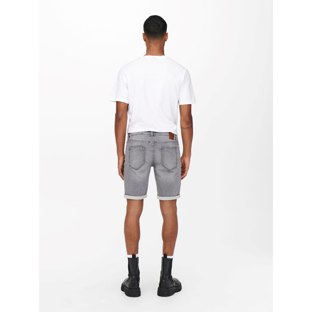 Pantalón Corto Vaquero Gris