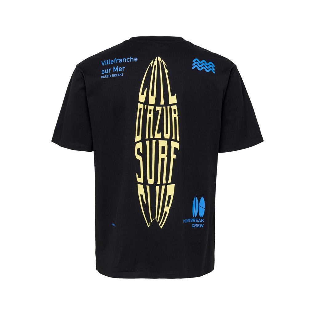Camiseta Negra Surf