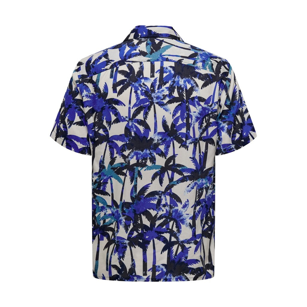 Camisa Palmeras Azules