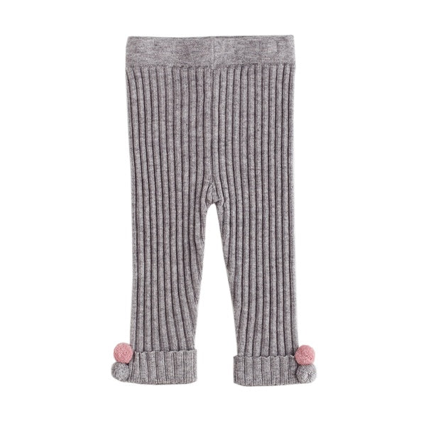 Legging canalé gris