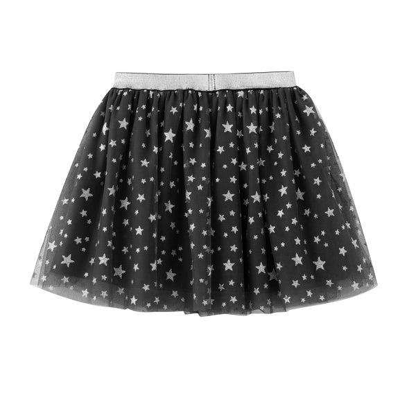 Falda Tul Negra Estrellas