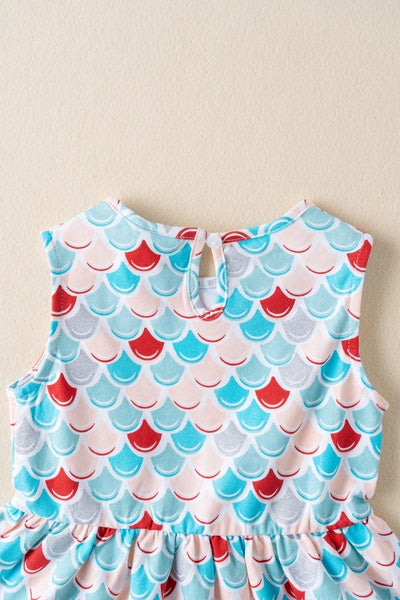 Vestido escamas de pez