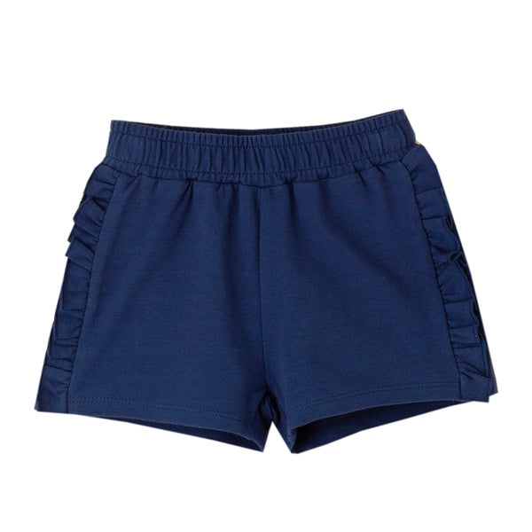 Short volantes azul