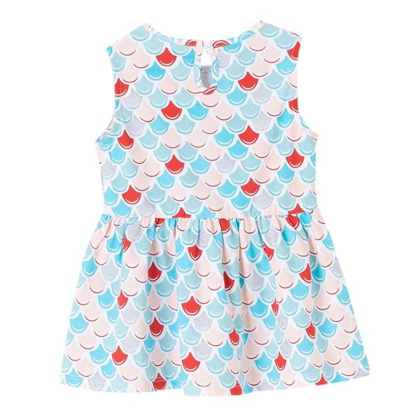 Vestido escamas de pez