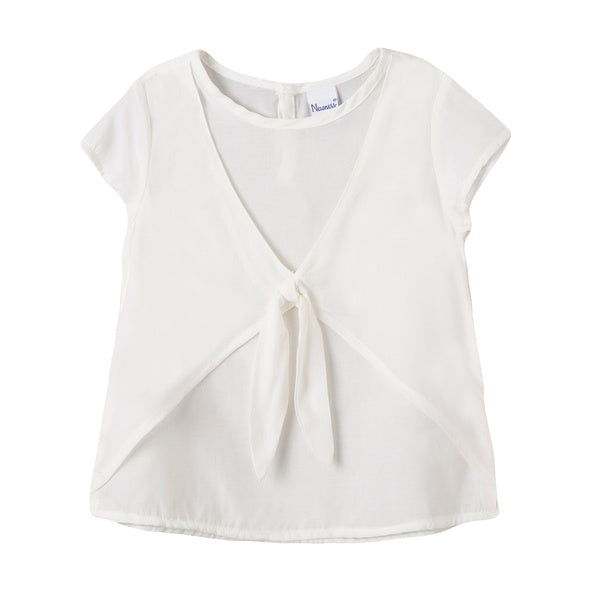 Blusa con nudo