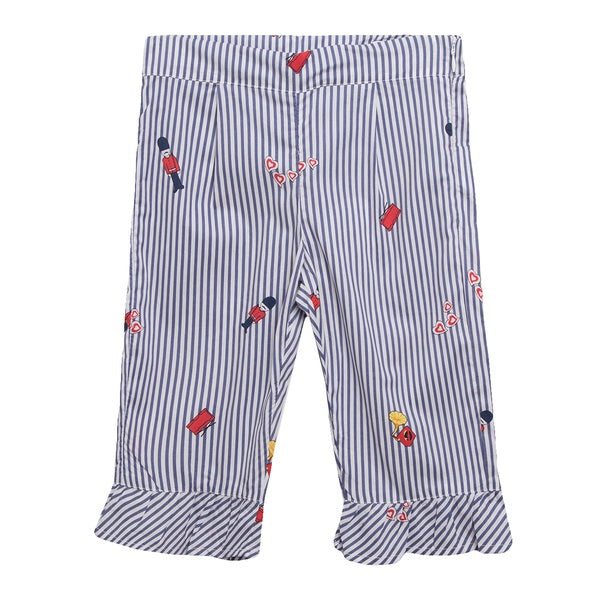 Pantalón volante rayas