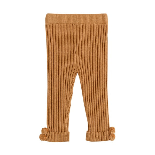 Legging Canalé Mostaza