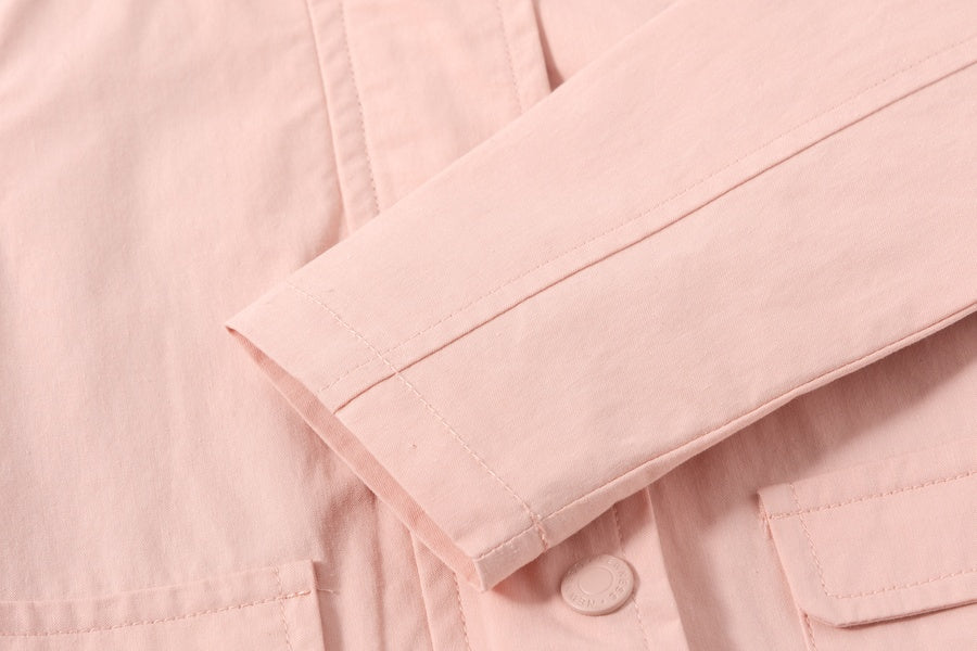 Cortaviento Capucha Rosa