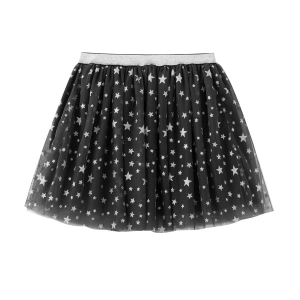 Falda Tul Negra Estrellas