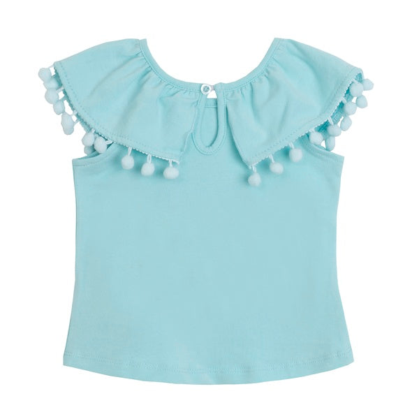 Camiseta Cuello Volantes