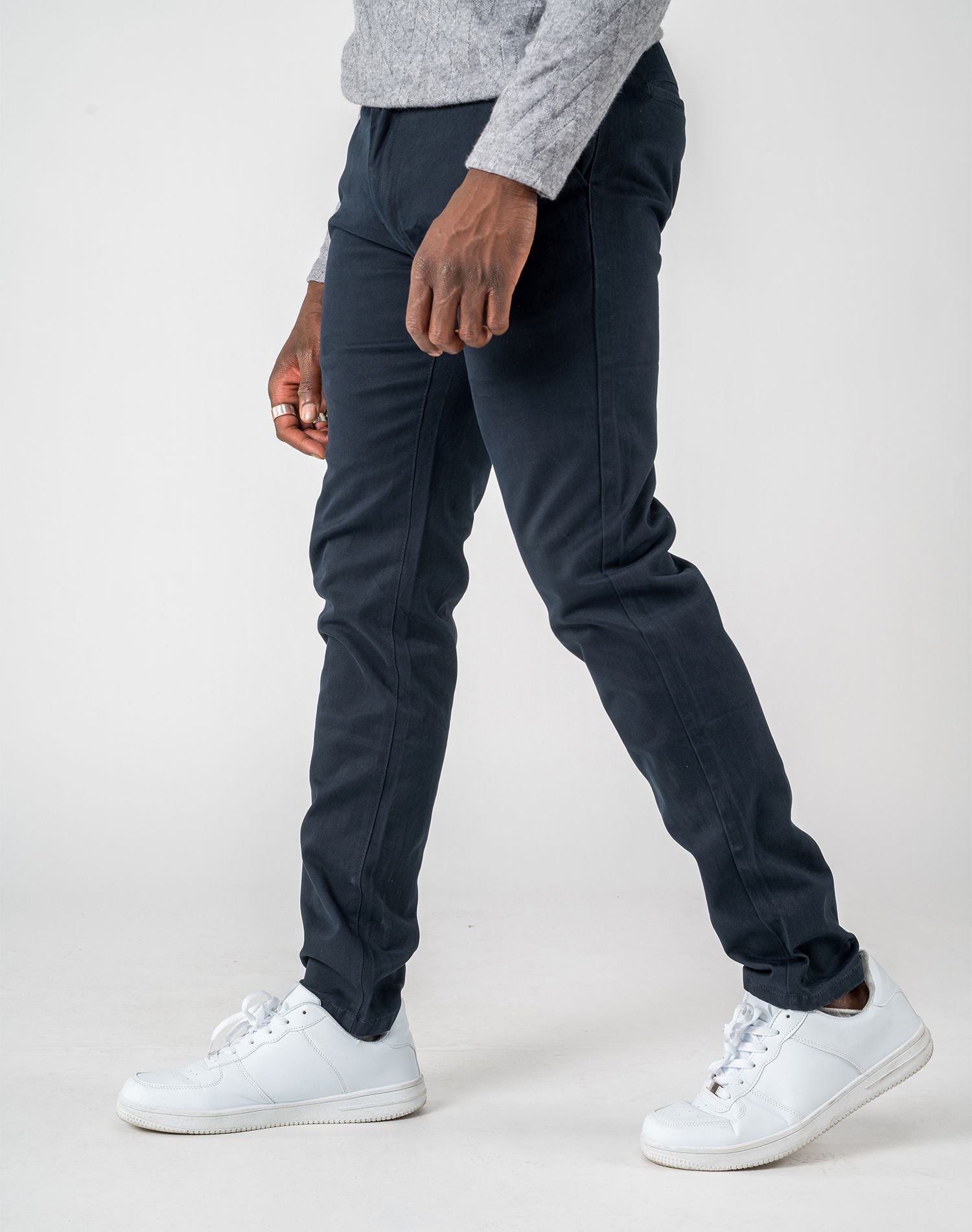 Pantalón Chino Invierno Marino Oscuro