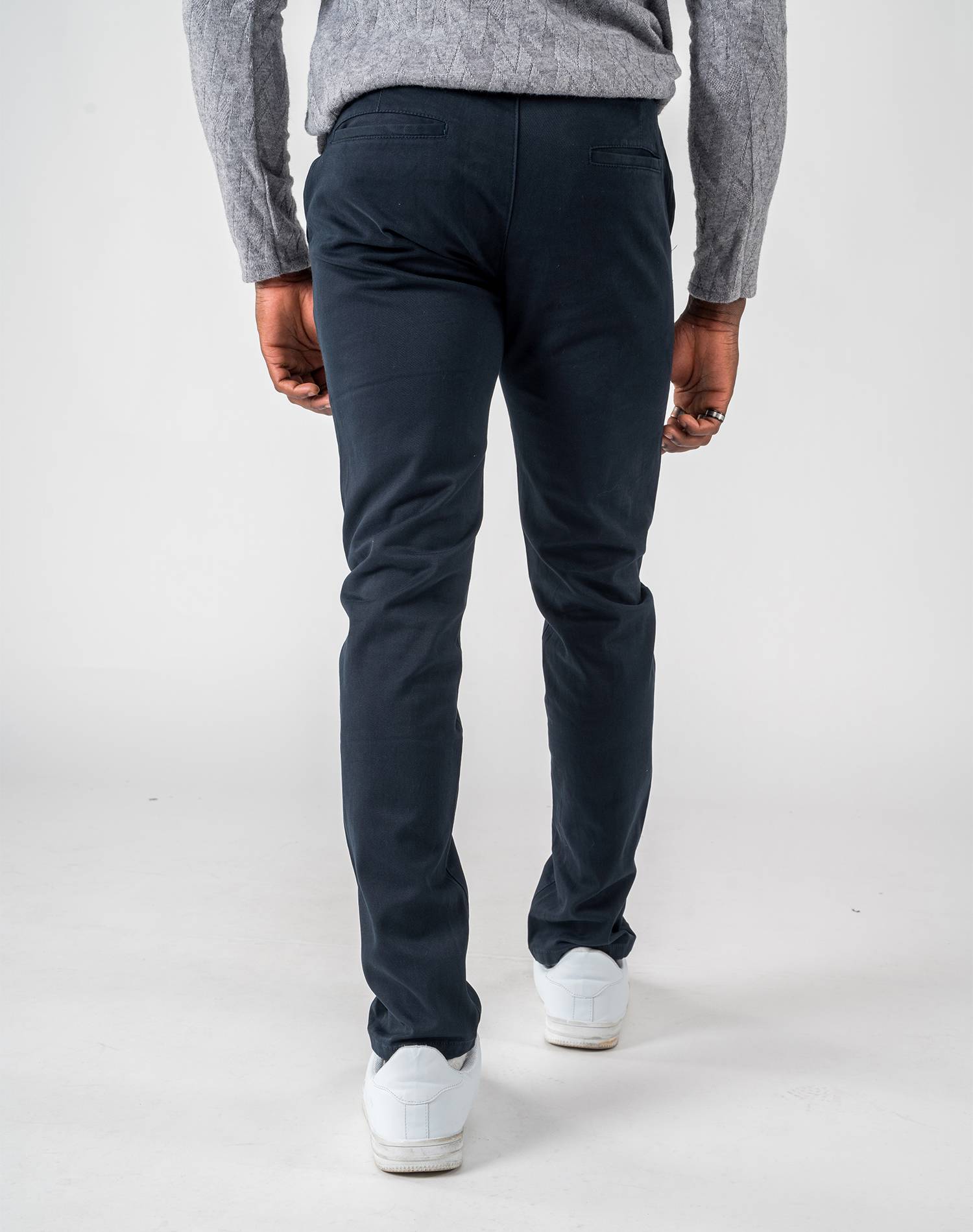 Pantalón Chino Invierno Marino Oscuro