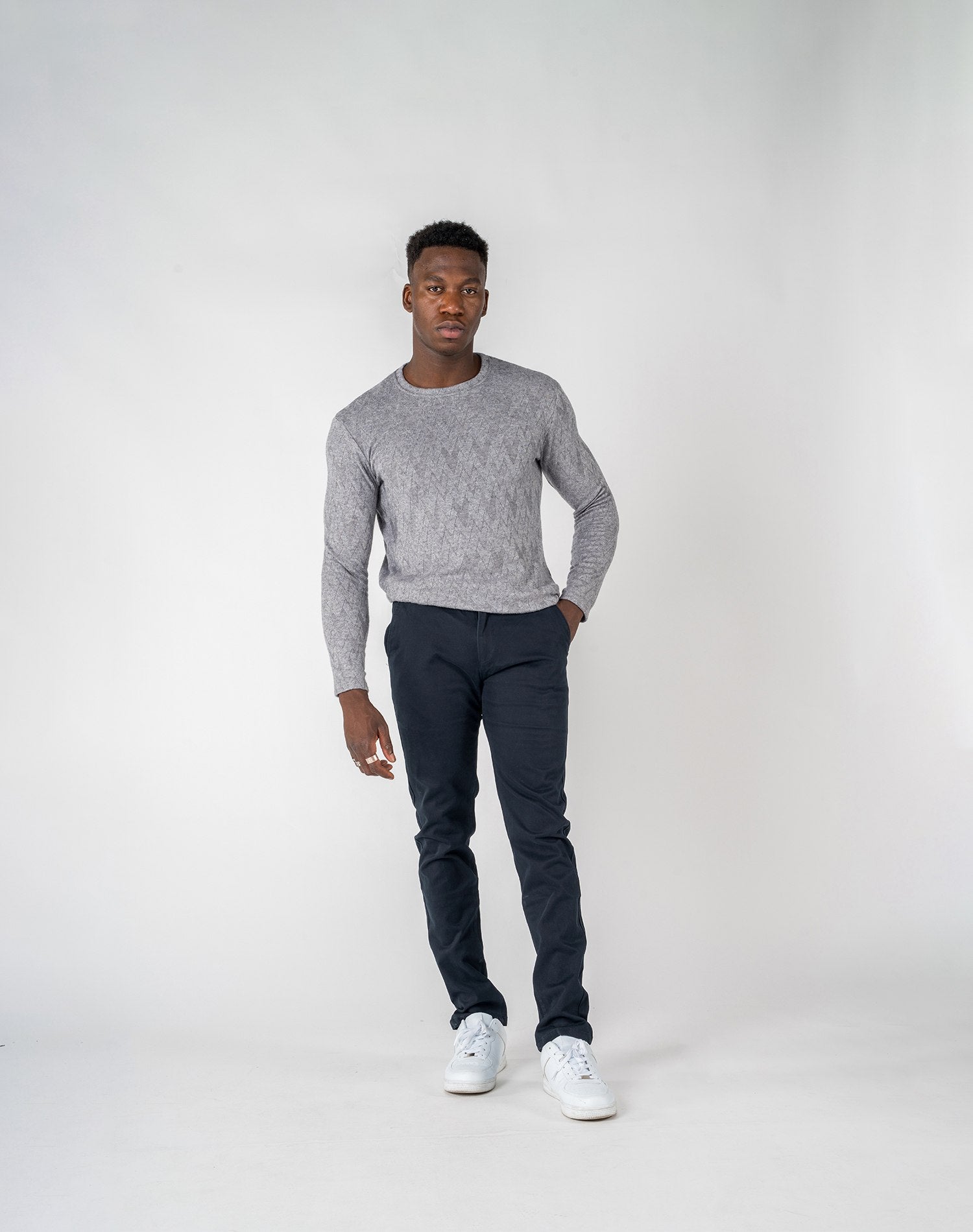 Pantalón Chino Invierno Marino Oscuro