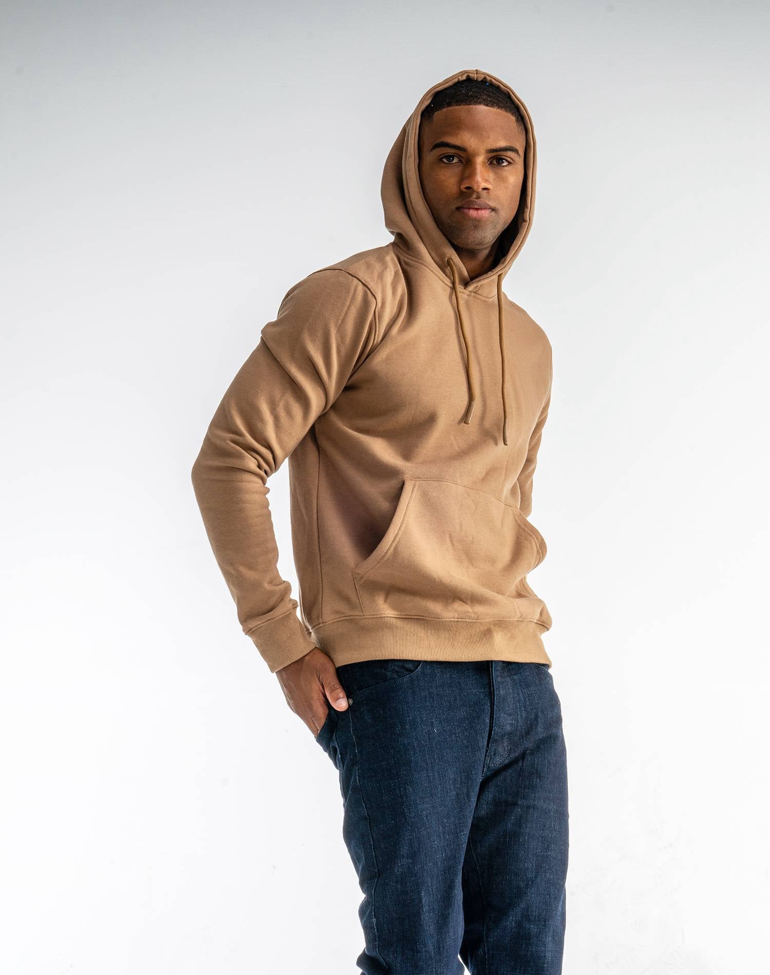 Sudadera Capucha Camel