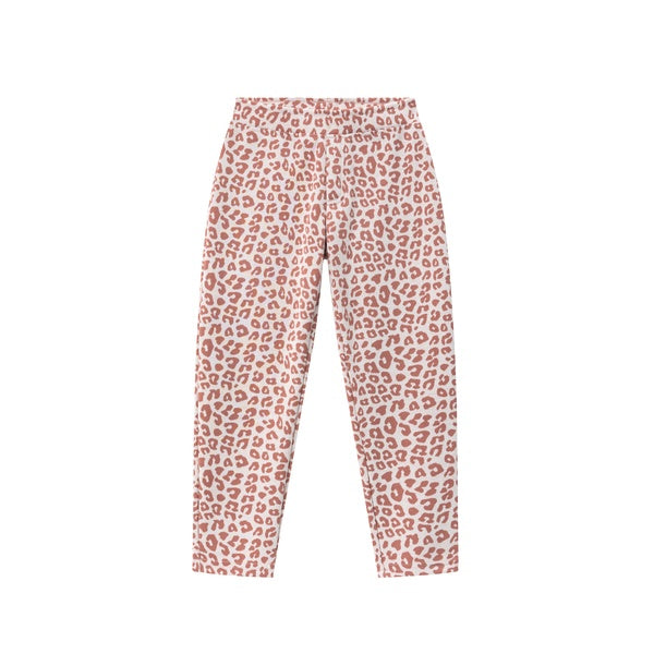 Jegging leopardo rosa