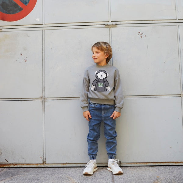 Sudadera oso capucha