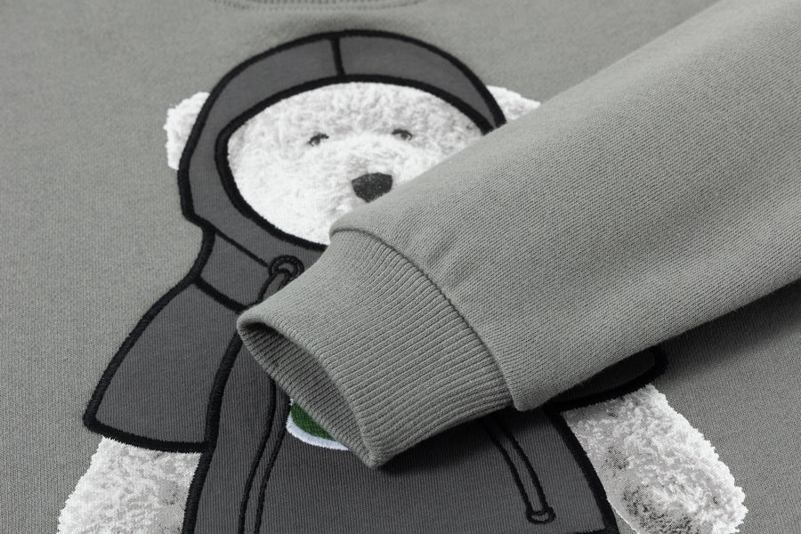 Sudadera oso capucha