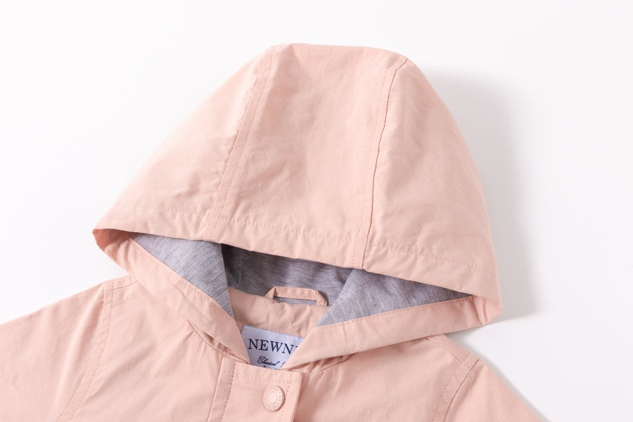 Cortaviento Capucha Rosa