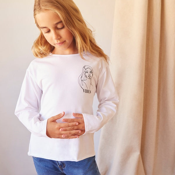 Camiseta chica dibujo
