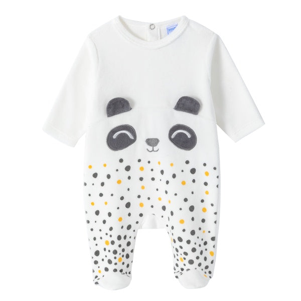 Pijama terciopelo panda