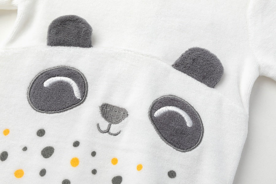 Pijama terciopelo panda