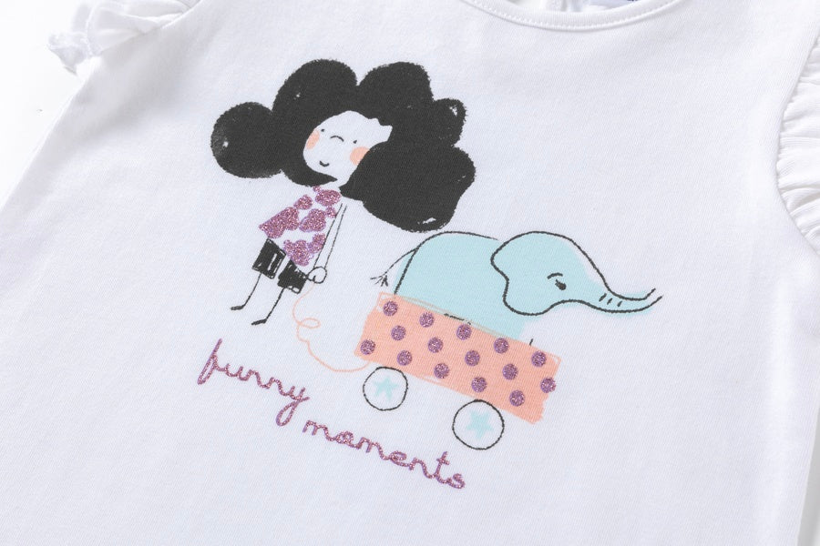 Camiseta niña elefante