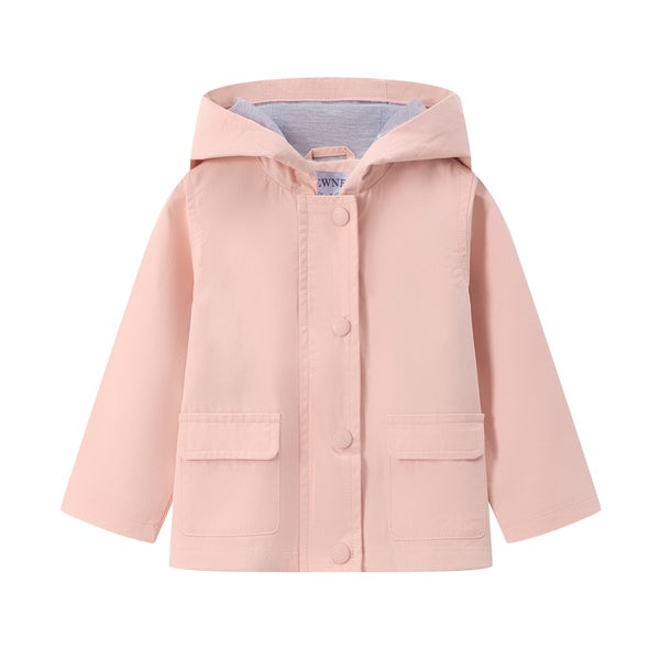 Cortaviento Capucha Rosa