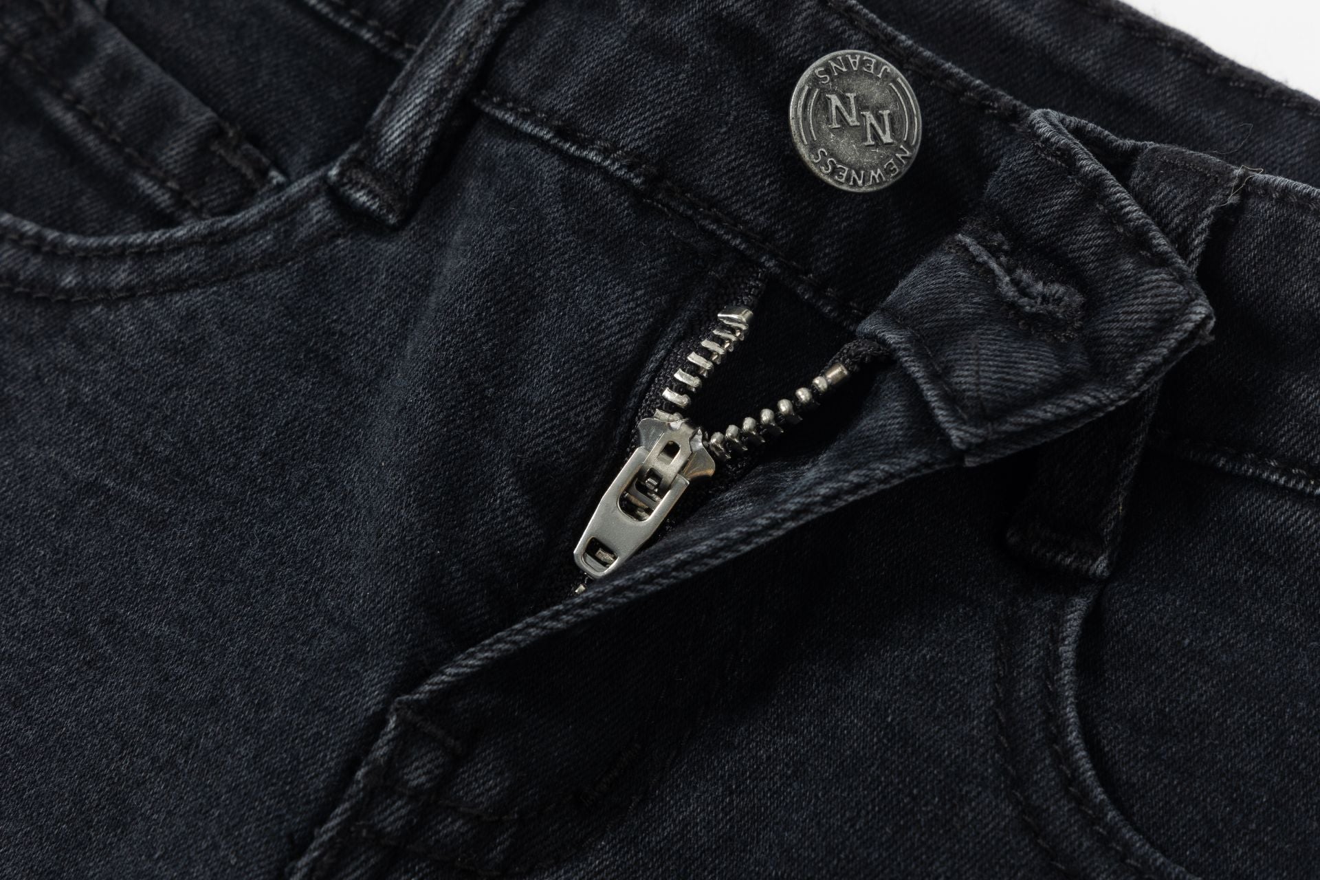 Jeans Campana Negro Niña