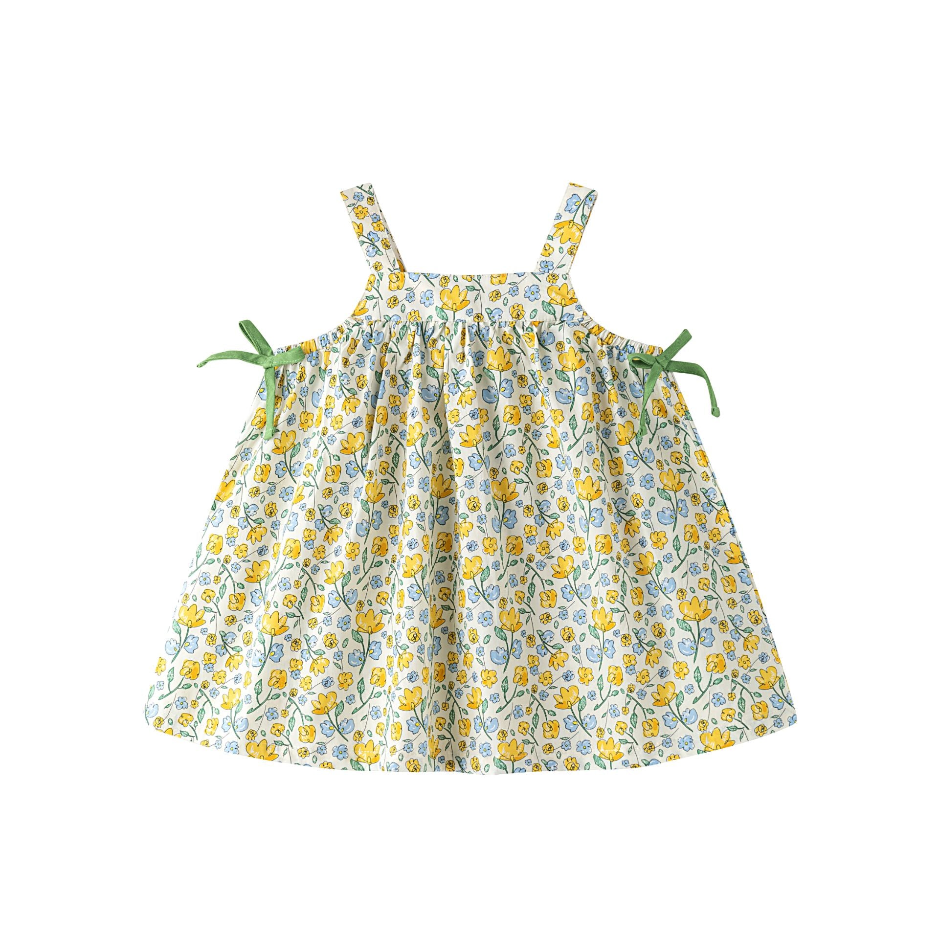 Vestido Flores Amarillas Mini
