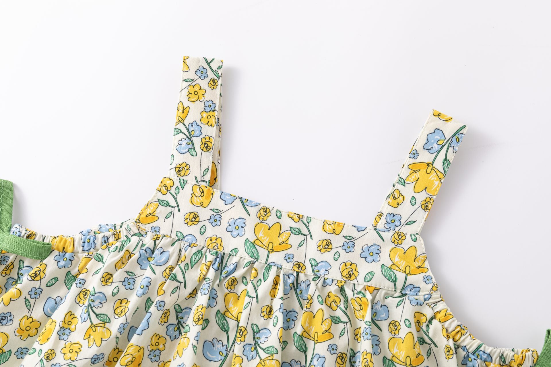 Vestido Flores Amarillas Mini