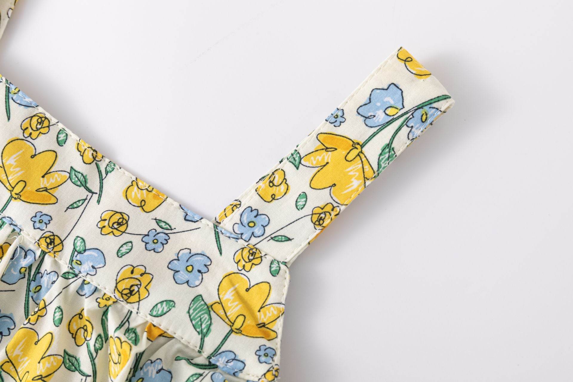 Vestido Flores Amarillas Mini