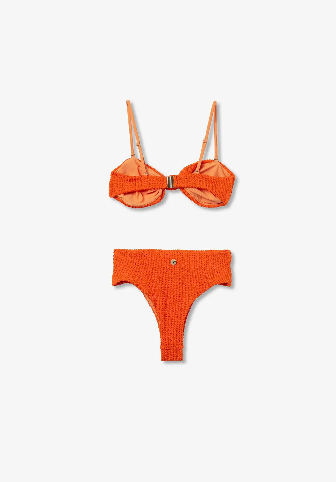 Bikini Bandeau Strawberry Naranja
