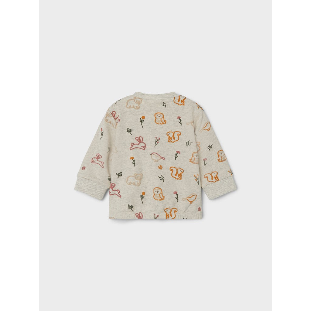 Sudadera Bebé Animales Gris