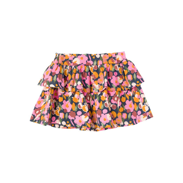 Minifalda Florecitas Multicolor
