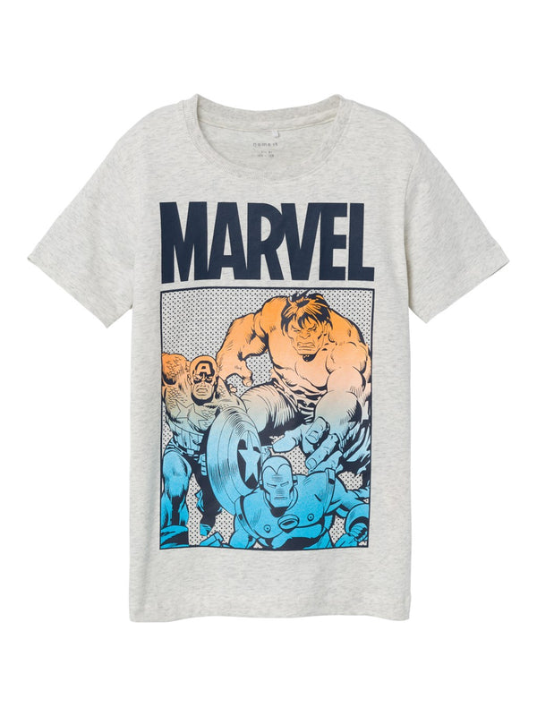 Camiseta Kid Marvel Gris