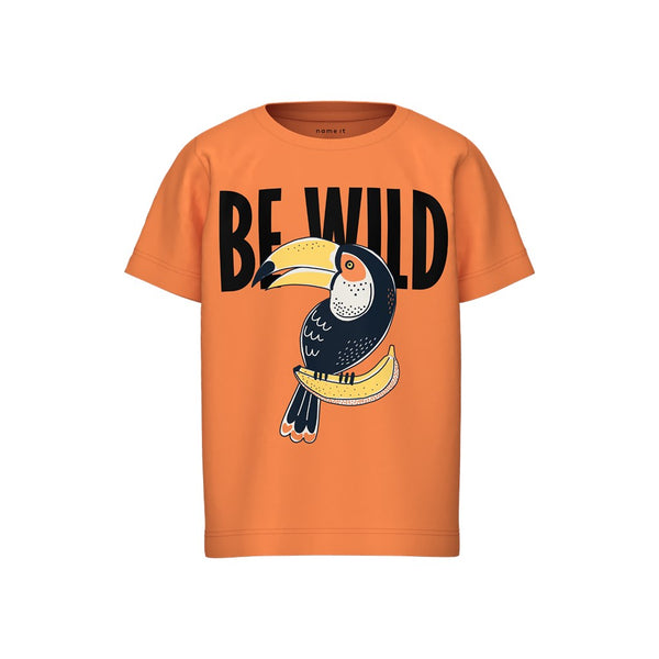 Camiseta Naranja Be Wild