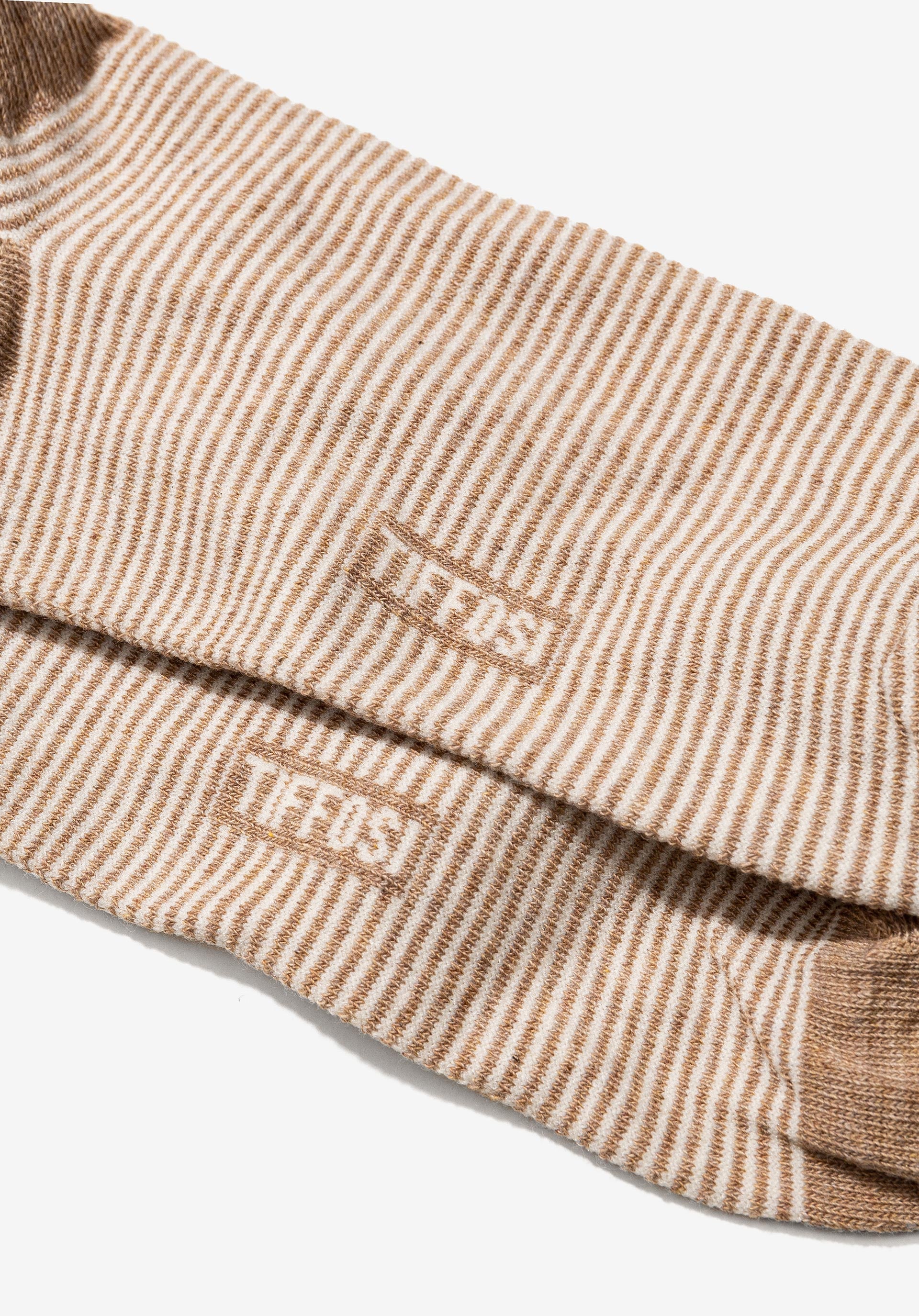 Calcetines Junior Rayas Beige