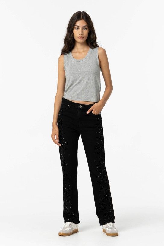 Pantalón Amy Apliques